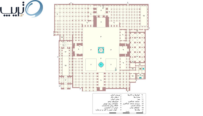 پلان-مسجد-جامع-اصفهان