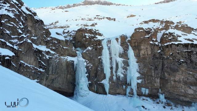 ﻿آبشار خور در زمستان﻿