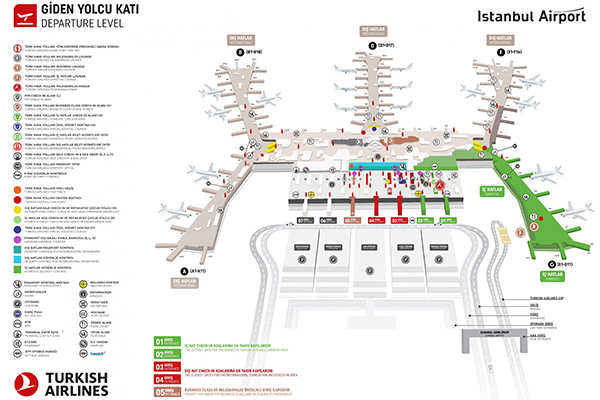 نقشه فرودگاه جدید استانبول