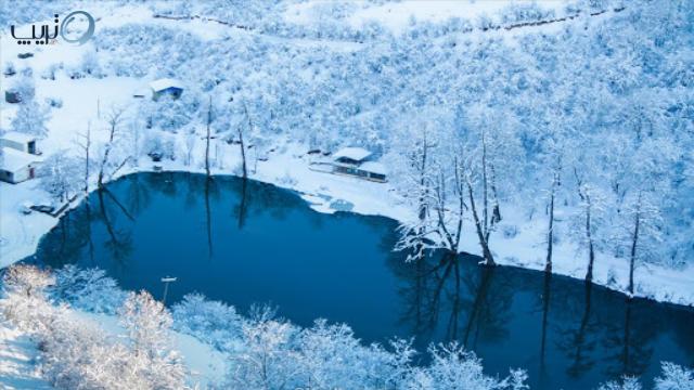 ﻿دریاچه شورمست در زمستان﻿